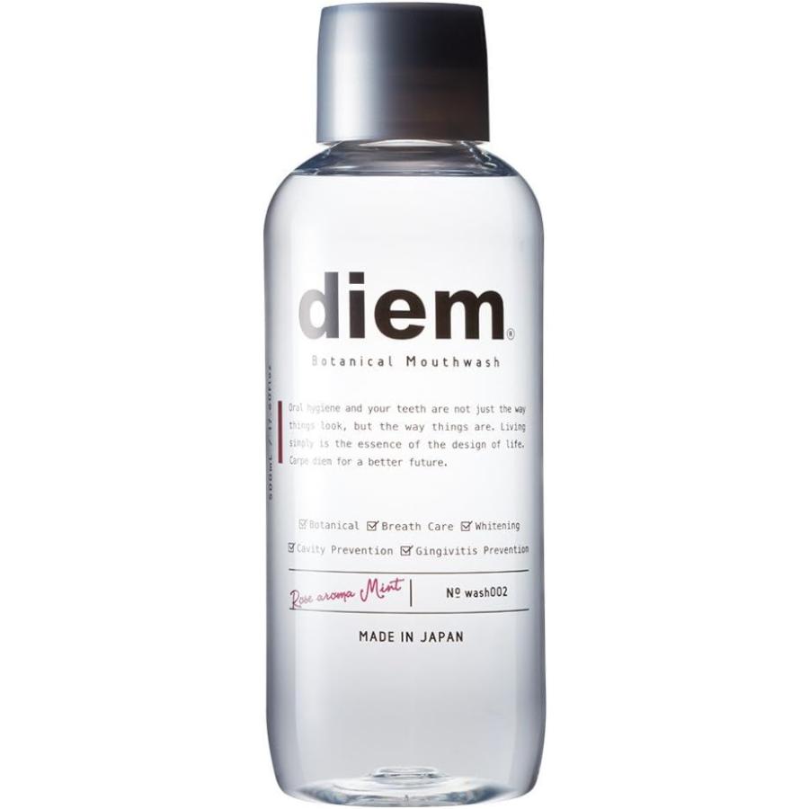 diem ディエム ボタニカルマウスウォッシュ ローズアロマ・ミント 500mL | 