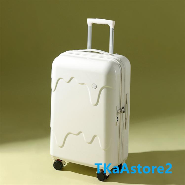アイスクリーム スーツケース USBポート付き カップホルダー搭載 機内持込み可 子供 キャリーケース ジッパー おしゃれ かわいい 軽量 大容量｜tkastore2｜02