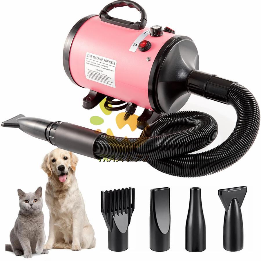 ペットドライヤー 2800W 犬用ドライヤー 100V ペットブロワ 大風量 犬 