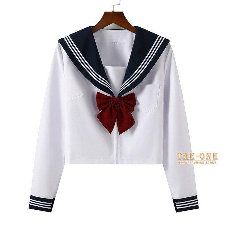 セーラー服 半袖 長袖 ブラウス プリーツスカート 丈長め 膝丈 セーラー服 半袖 長袖 ブラウス プリーツスカート 丈長め 膝丈