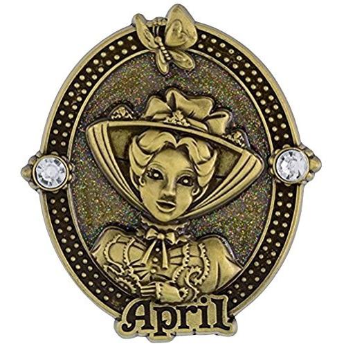 Disney Parks Princess誕生日誕生石ピン???Mary Poppins???4月 並行輸入品