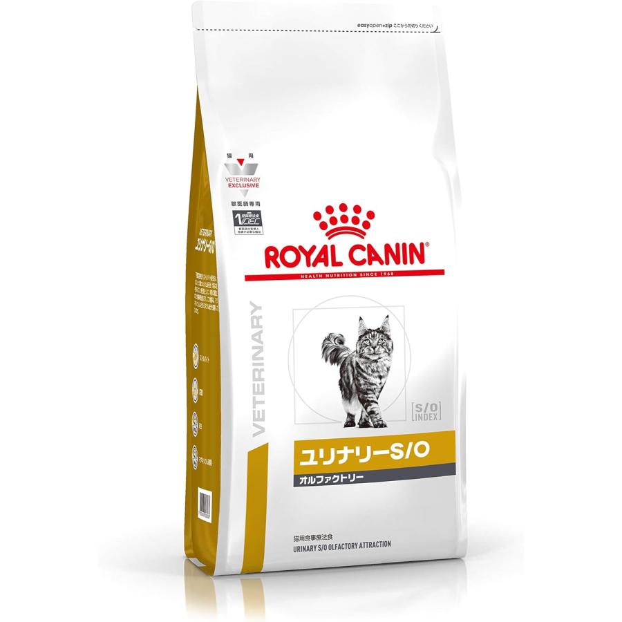 ロイヤルカナン キャットフード ユリナリー S/O オルファクトリー 4kg ドライ 療法食 猫用（Yahoo!・ペット健康館 T&Kコーポレーション）