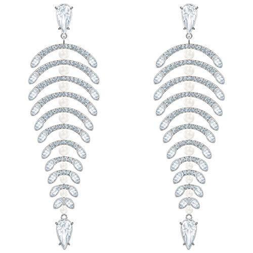 スワロフスキー クリスタル 本物 ポーラー ベスティアリー ピアス シャンデリアピアス ロジウムメッキ レディ