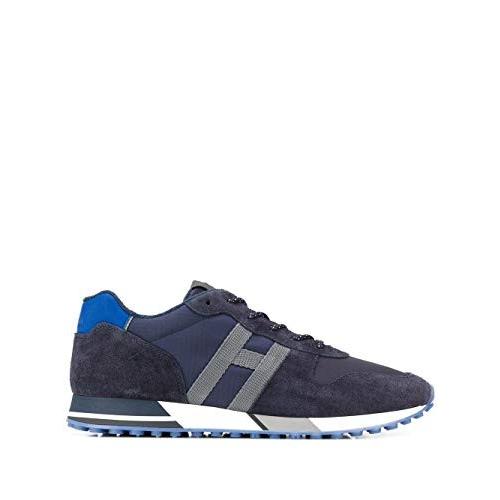 Hogan Luxury Fashion Man Hxm30an51n4x50c5 Blue Leather Sneakers Spring Summer 並行輸入品 Mmcf Org Pk