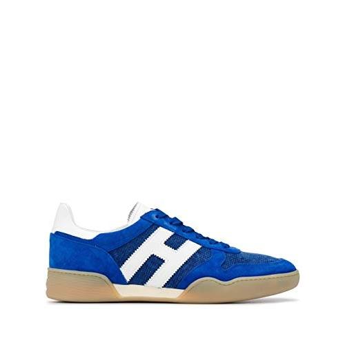 Hogan Luxury Fashion Man Hxm3570ac40nkv077v Blue Suede Sneakers Spring Summer 並行輸入品 Cje Com Sg