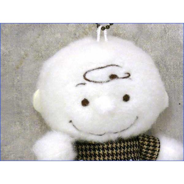 チョコチェック スヌーピー SNOOPY ぬいぐるみ マスコットホルダー・チャーリーブラウン 0223-05　プレゼント ギフト | SNOOPY | 01