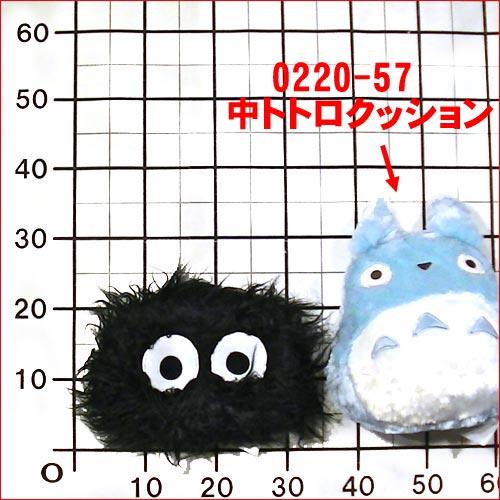 ジブリ となりのトトロ クロスケ ダイカットクッション マックロクロスケ型 クッション 0120-59 | スタジオジブリ | 04