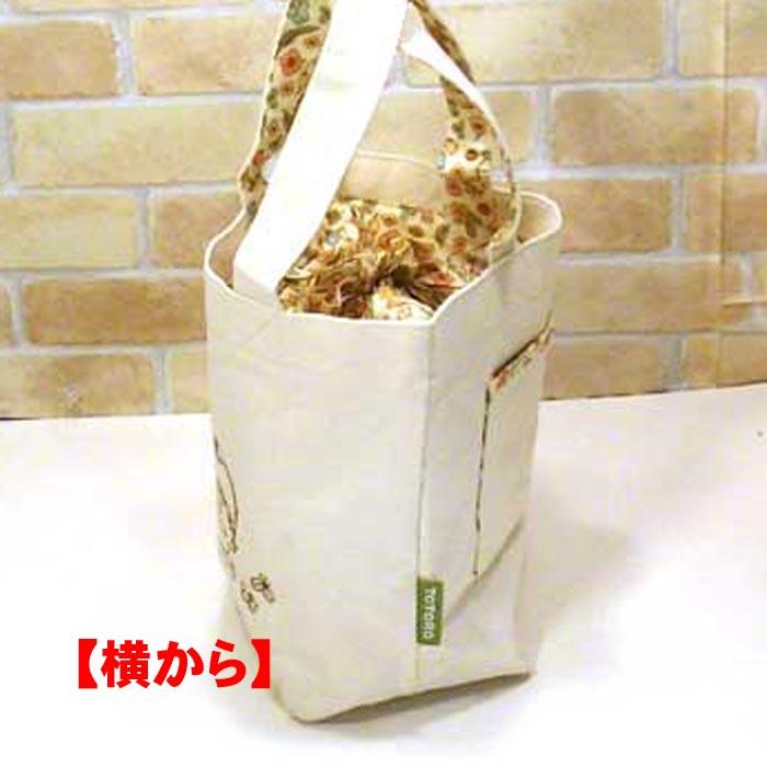 となりのトトロ ボタニカルトトロ 巾着ランチバッグランチバッグ 0120-71  (ミニバッグ トートバッグ 手提げバッグ 帆布 スタジオジブリ) | スタジオジブリ | 04