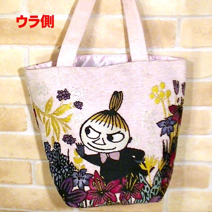 ムーミン トートバッグ リトルミイ パープルシャワー MOOMIN リトルミィ ゴブラン織り ミニバッグ ピンク 0121-48 | MOOMIN | 04