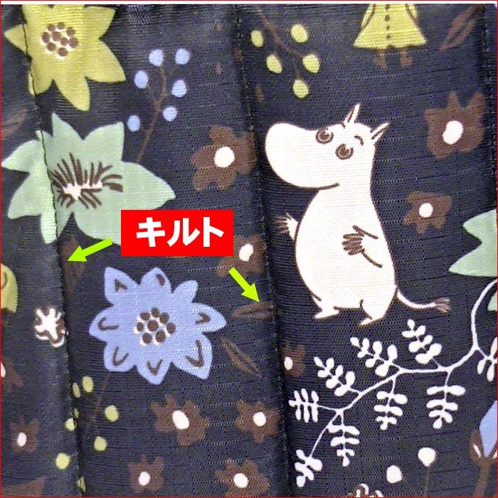 MOOMIN ムーミン　「 ピエニ オンニ」　キルティング ミニバッグ トートバッグ ・ネイビー 0121-83 | MOOMIN | 01