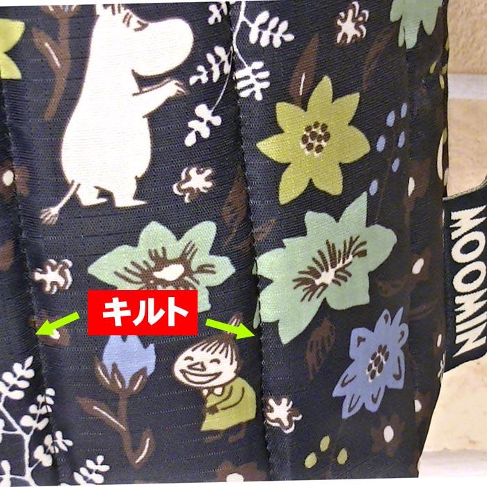 MOOMIN ムーミン　「 ピエニ オンニ」　キルティング ミニバッグ トートバッグ ・ネイビー 0121-83 | MOOMIN | 02