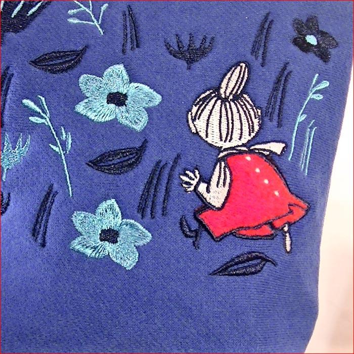 ムーミン リトルミイ　コスメポーチ リトルミィ　化粧ポーチ 「ネイビーガーデン」　MOOMIN 0121-88 | MOOMIN | 01