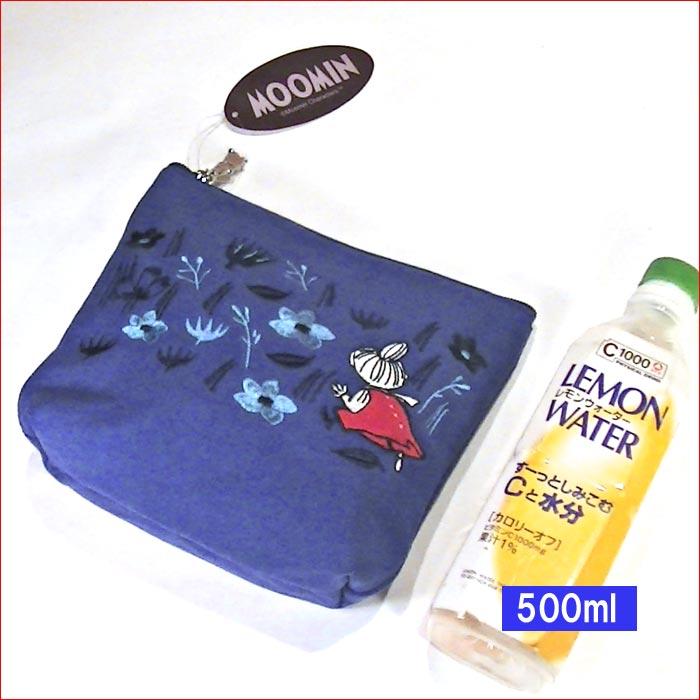 ムーミン リトルミイ　コスメポーチ リトルミィ　化粧ポーチ 「ネイビーガーデン」　MOOMIN 0121-88 | MOOMIN | 04