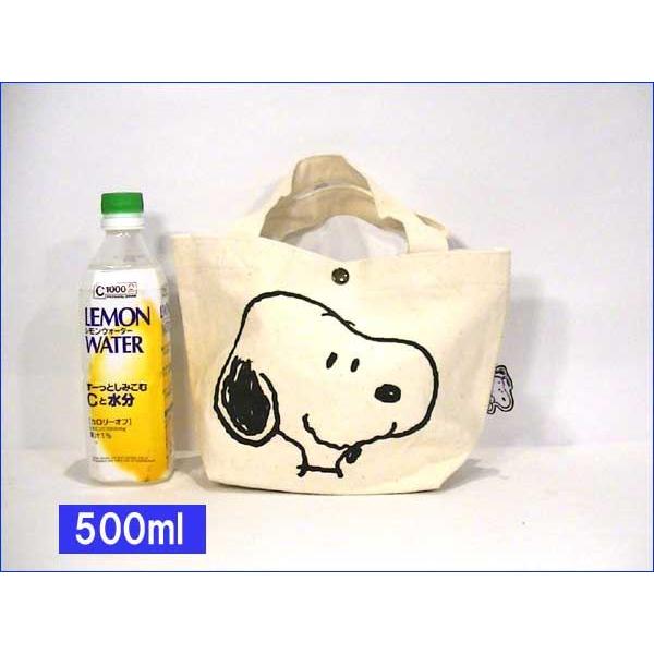 スヌーピー  トートバッグ ミニ　ランチバッグ サブバッグ 手提げ・フェイス　ホワイト 0219-41　プレゼント ギフト | SNOOPY | 07