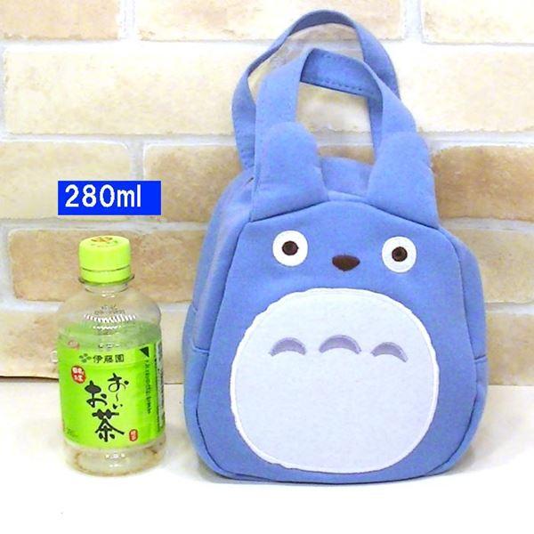 となりのトトロ スウェット素材 顔型 シッポ付き ダイカットバッグ・中トトロ 0220-02　プレゼント ギフト | スタジオジブリ | 08