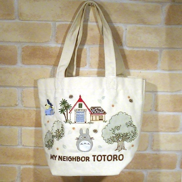 となりのトトロ 森の中のトトロ ミニバッグ スタジオジブリ ト−トバッグ 0220-74  (手提げバッグ 帆布 かばんスタジオジブリ)　プレゼント ギフト | スタジオジブリ