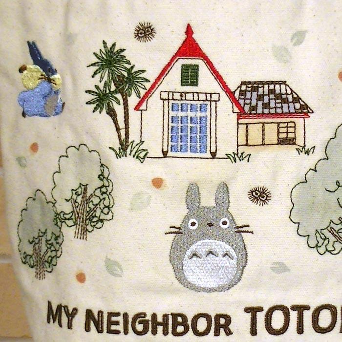 となりのトトロ 森の中のトトロ ミニバッグ スタジオジブリ ト−トバッグ 0220-74  (手提げバッグ 帆布 かばんスタジオジブリ)　プレゼント ギフト | スタジオジブリ | 01