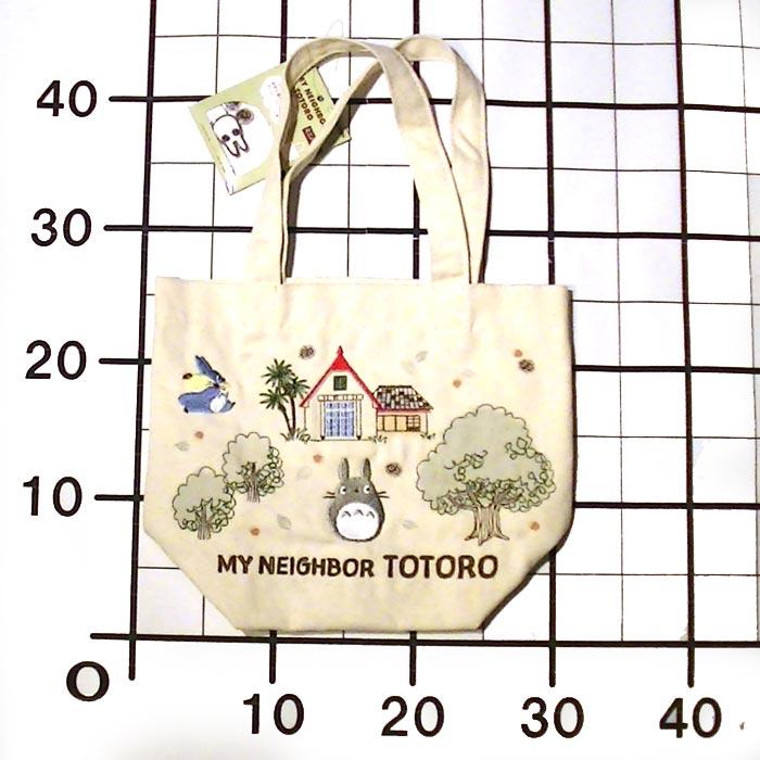 となりのトトロ 森の中のトトロ ミニバッグ スタジオジブリ ト−トバッグ 0220-74  (手提げバッグ 帆布 かばんスタジオジブリ)　プレゼント ギフト | スタジオジブリ | 09