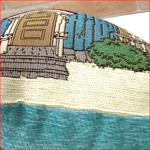 ムーミンハウス ムーミンやしき 家型 クッション 高級ゴブラン織りクッション ムーミン達のとんがりおうち かわいい 0221-01　プレゼント ギフト | スタジオジブリ | 03