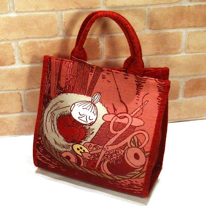 ムーミン リトルミィ 高級 トートバッグ（M) MOOMIN リトルミイ ゴブラン織り 北欧キャラクター 手提げバッグ  0221-69　プレゼント ギフト | MOOMIN