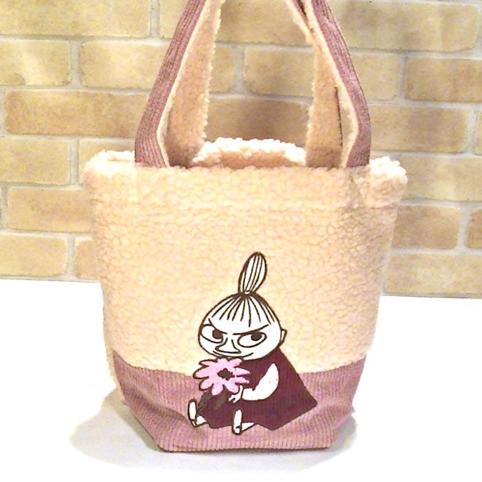 ムーミン リトルミィ トートバッグ（M) MOOMIN リトルミイ ボア＆コーヂュロイ 手提げバッグ 0221-75　プレゼント ギフト 0221-75 | MOOMIN