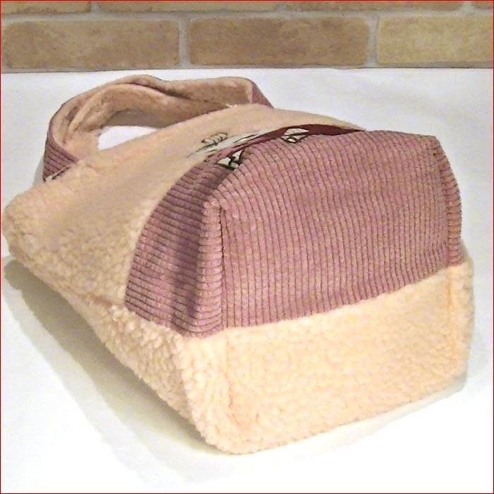 ムーミン リトルミィ トートバッグ（M) MOOMIN リトルミイ ボア＆コーヂュロイ 手提げバッグ 0221-75　プレゼント ギフト 0221-75 | MOOMIN | 05