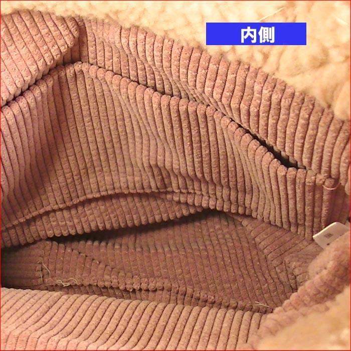 ムーミン リトルミィ トートバッグ（M) MOOMIN リトルミイ ボア＆コーヂュロイ 手提げバッグ 0221-75　プレゼント ギフト 0221-75 | MOOMIN | 07