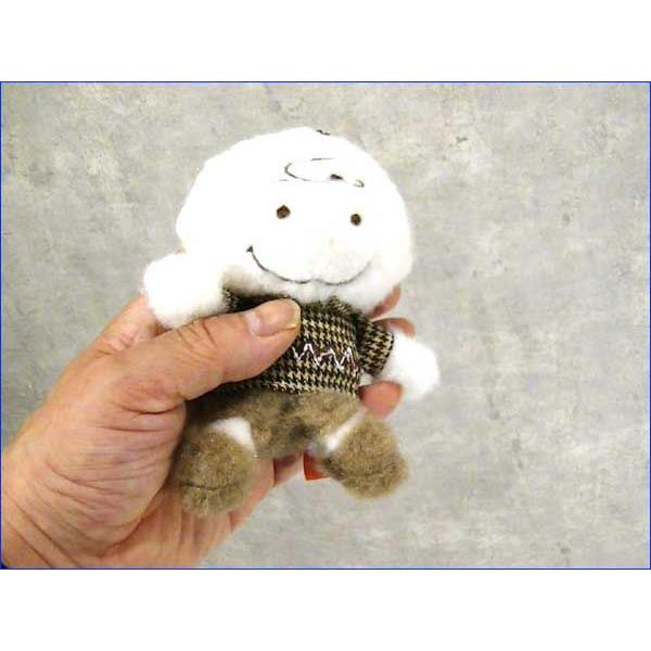 チョコチェック スヌーピー SNOOPY ぬいぐるみ マスコットホルダー・チャーリーブラウン 0223-05　プレゼント ギフト | SNOOPY | 05