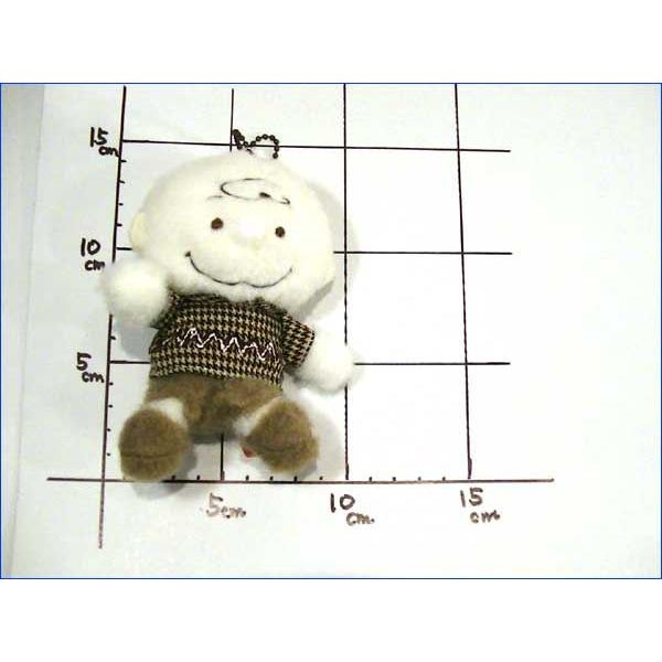 チョコチェック スヌーピー SNOOPY ぬいぐるみ マスコットホルダー・チャーリーブラウン 0223-05　プレゼント ギフト | SNOOPY | 06