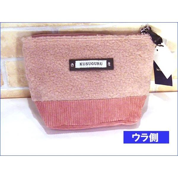 ３素材のパッチワーク 舟型 花柄 化粧ポーチ・ピンク 　（１８７０円⇒特価）　0313-01 | kusuguru | 02