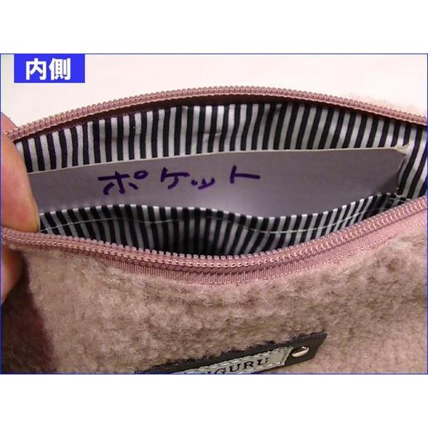 ３素材のパッチワーク 舟型 花柄 化粧ポーチ・ピンク 　（１８７０円⇒特価）　0313-01 | kusuguru | 06