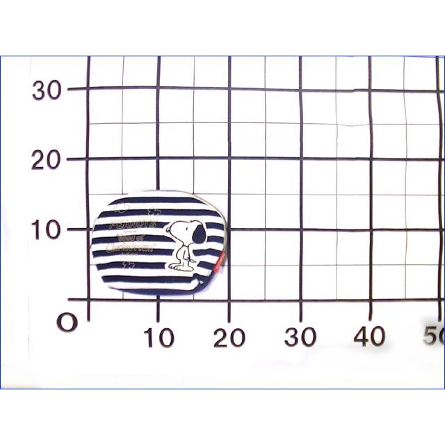 スヌーピー 化粧ポーチ マリンストライプ ボーダー　メイクポーチ・ネイビー 0313-12 |  | 08