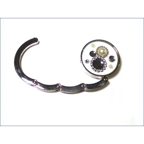 バッグハンガー＆傘立て 外食の時、テーブルに掛ける おしゃれな便利グッズ  ブラック＆ホワイト　（1980円⇒特価） 0315-62 | ブランド登録なし | 01