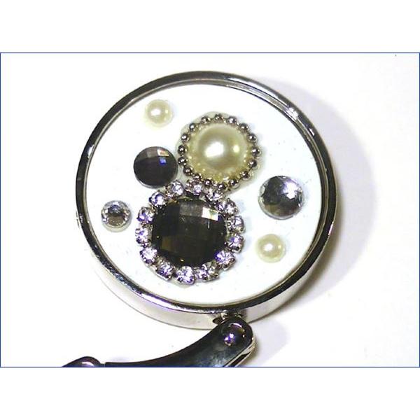 バッグハンガー＆傘立て 外食の時、テーブルに掛ける おしゃれな便利グッズ  ブラック＆ホワイト　（1980円⇒特価） 0315-62 | ブランド登録なし | 03