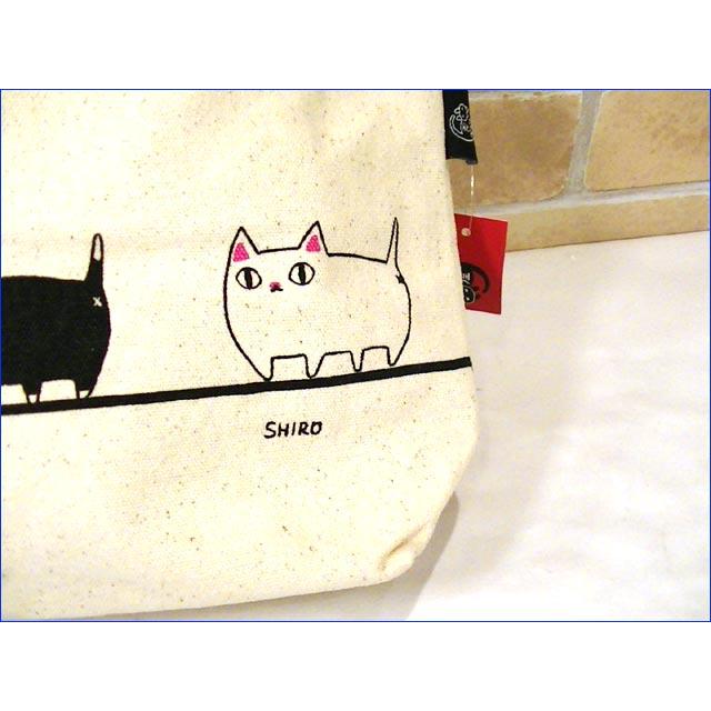 トートバッグ 小サイズ 猫柄 キャンバストート ミニトート ランチトート 布バッグ 綿 コットン かばん 手提げ 猫雑貨・行列 0316-12 | にゃん屋 | 03
