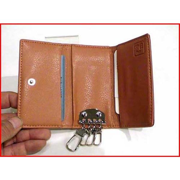 キーケース　（4350円⇒特価）　　ハンテン HANG TEN キーケース　ブラウン＆ベージュ 0326-70 | HANGTEN | 02