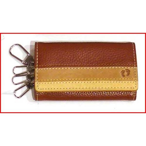 キーケース　（4350円⇒特価）　　ハンテン HANG TEN キーケース　ブラウン＆ベージュ 0326-70 | HANGTEN | 03