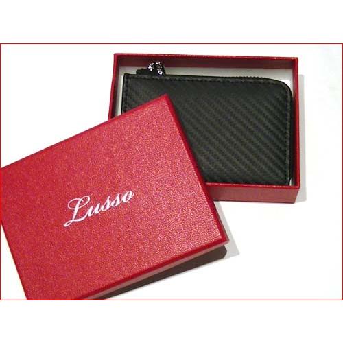 キーケース　（5060円⇒特価）　　LUSSO 牛革 キーケース 6連　と　大きなキーホルダー が１個　ブラック 0326-76 | ブランド登録なし | 08