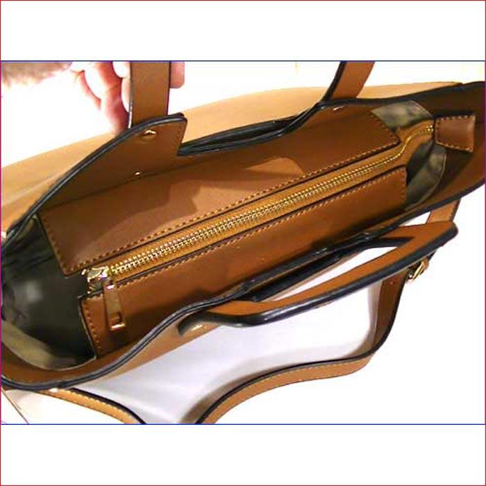 ショルダーバッグ＆手提げバッグ 兼用 合成皮革　２ＷＡＹ　バッグ・キャメル 0328-26　プレゼント ギフト | ブランド登録なし | 03