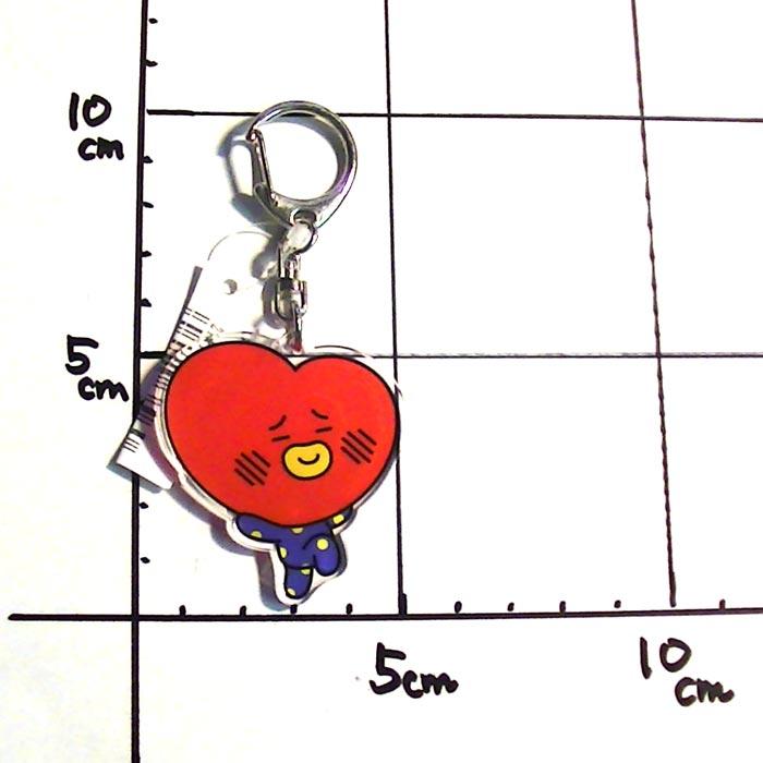 BT21 ビーティーイシビル BTS アクリルキーホルダー　BT21 キーリング レッド 0328-35 | BT21 | 03