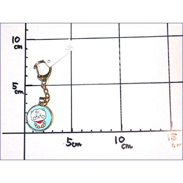 BT21 ビーティーイシビル BTS ガラス キーホルダー BT21 キーリング　ブルー (ＲＪ) JIN ジン 0328-52 | BT21 | 04