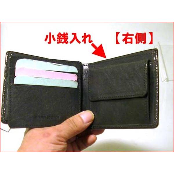 二つ折り財布　Lee　リー 中１枚付 メンズ 2つ折り 札入 財布 ブラック 0427-50｜tkcoll｜05