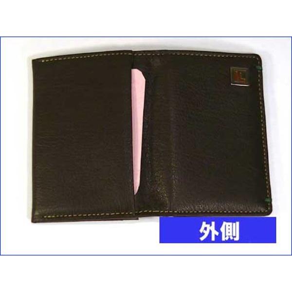 牛革　名刺入れ　（4950円⇒特価）　　FILA フィラ・ダークブラウン 0427-92　プレゼント ギフト | FILA | 06