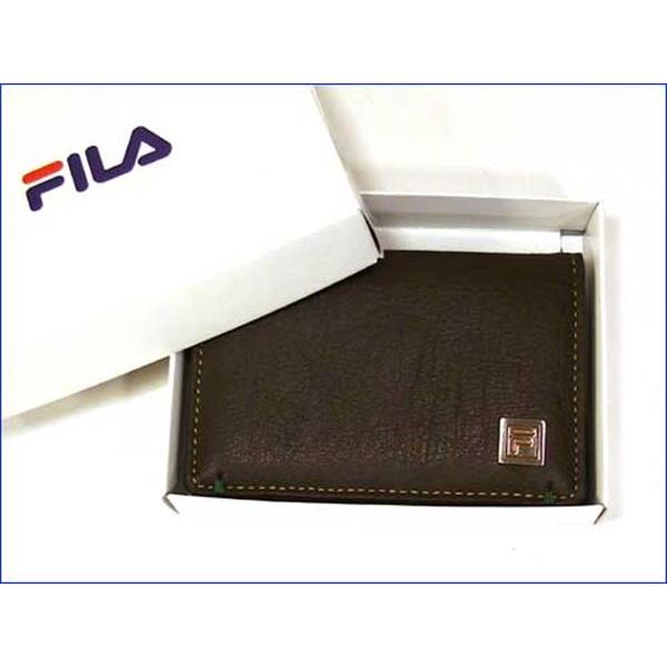 牛革　名刺入れ　（4950円⇒特価）　　FILA フィラ・ダークブラウン 0427-92　プレゼント ギフト | FILA | 07