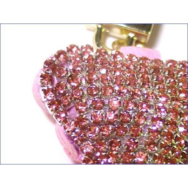 キーホルダー キーリング キラキラ クマ チャーム ピンク 0428-03　プレゼント ギフト | ブランド登録なし | 03