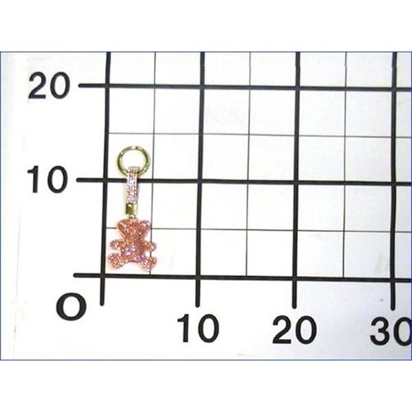キーホルダー キーリング キラキラ クマ チャーム ピンク 0428-03　プレゼント ギフト | ブランド登録なし | 06