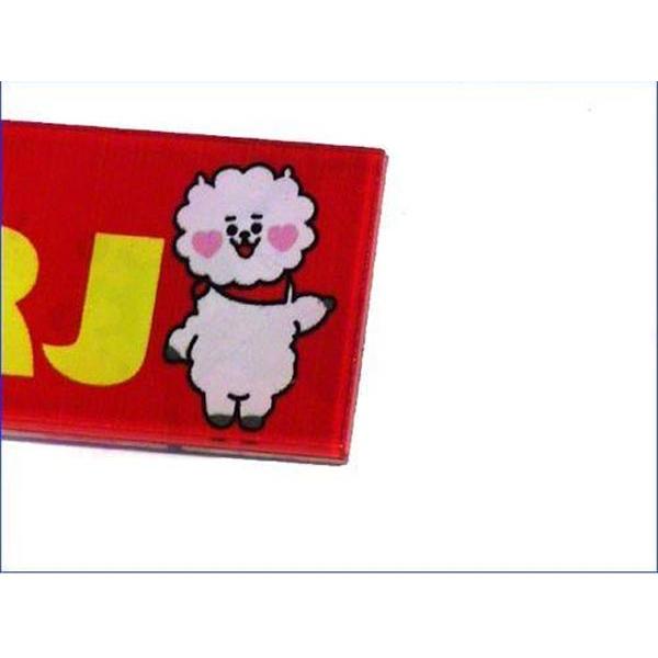BT21 ビーティーイシビル BTS アクリル 両面キーホルダー BT21 キーリング　BT21 キーリング　レッド RJ （アールジェイ） JIN 0428-43 | BT21 | 01