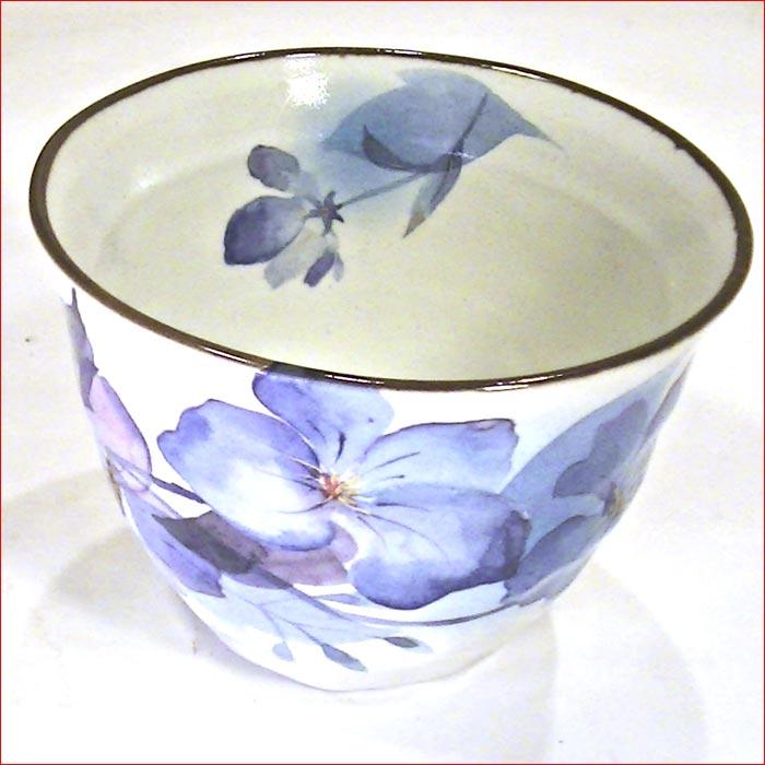食器ギフト 美濃焼　虹彩花ペアポット茶器 湯飲み 湯呑み 2個 0511-43 |  | 06