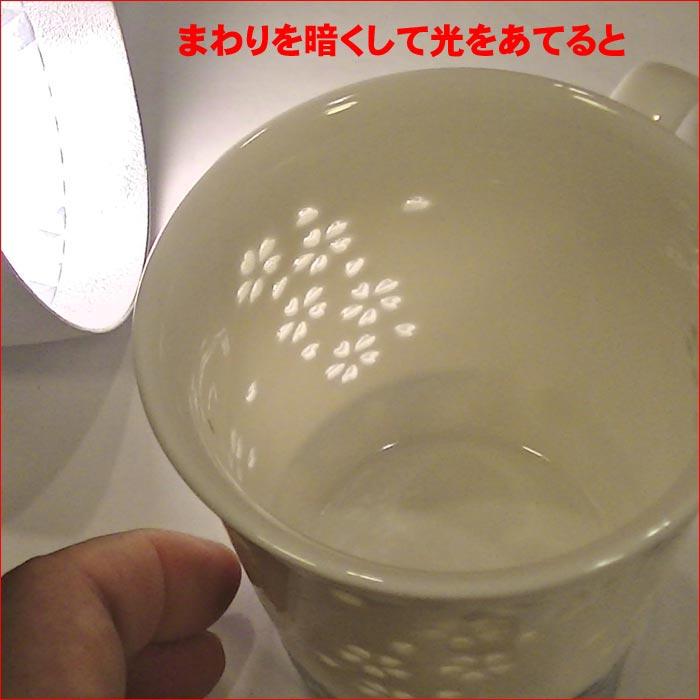 美濃焼 食器 マグカップ ペアギフト  「透かし桜友禅」　結婚祝い 0511-47 |  | 01