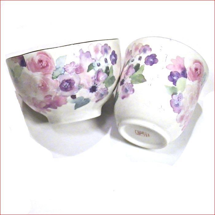 食器 プレゼント おひとり様 ギフト 「茶碗 湯のみ 七宝焼の箸」セット 　「花工房」 0611-52 | ブランド登録なし | 03